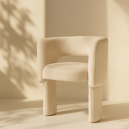 Emmet Chenille Fabric Accent Chair