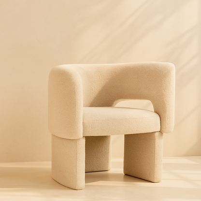 Emmet Chenille Fabric Accent Chair