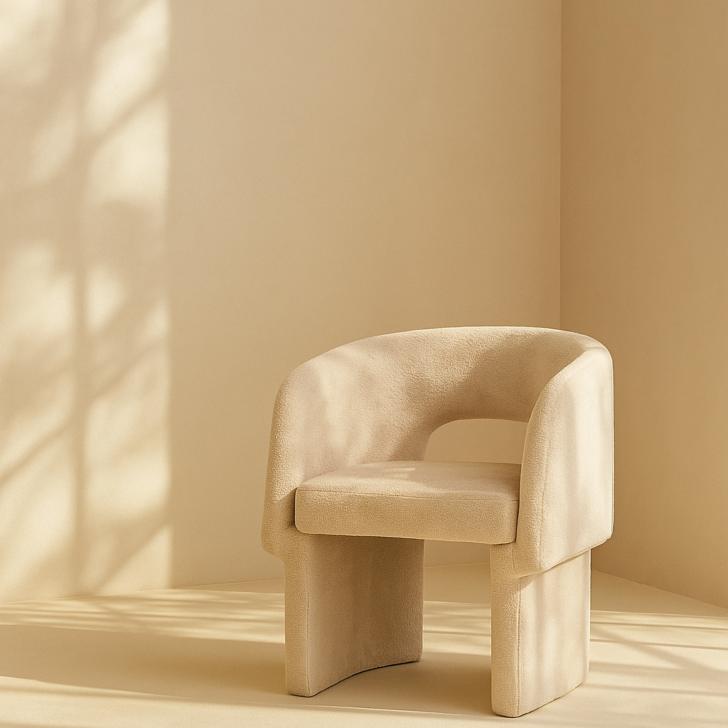 Emmet Chenille Fabric Accent Chair