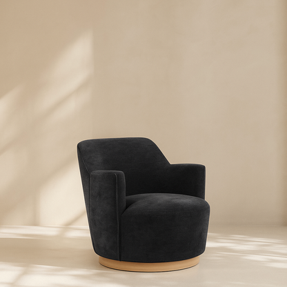 Clarita Chenille Fabric Accent Chair