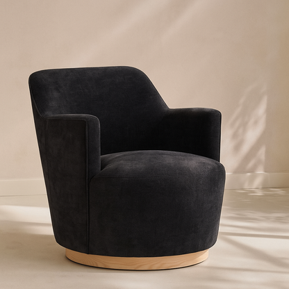 Clarita Chenille Fabric Accent Chair