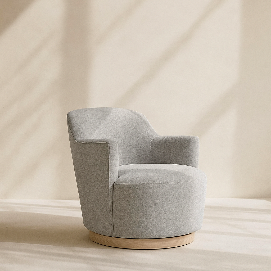 Clarita Chenille Fabric Accent Chair