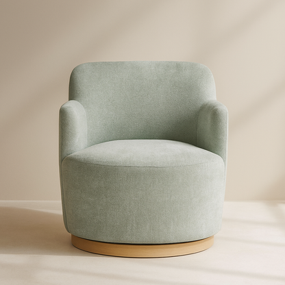 Clarita Chenille Fabric Accent Chair