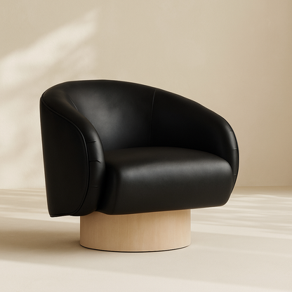 Gibson Vegan Leather Accent Chair