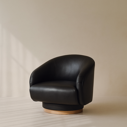 Gibson Vegan Leather Accent Chair