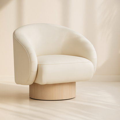 Gibson Vegan Leather Accent Chair