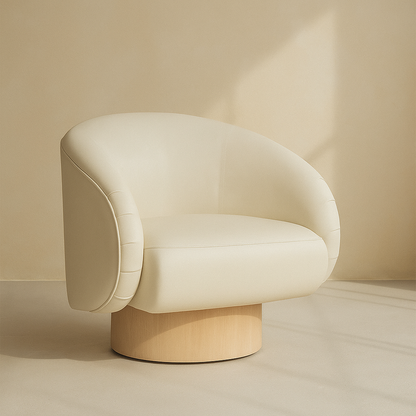 Gibson Vegan Leather Accent Chair