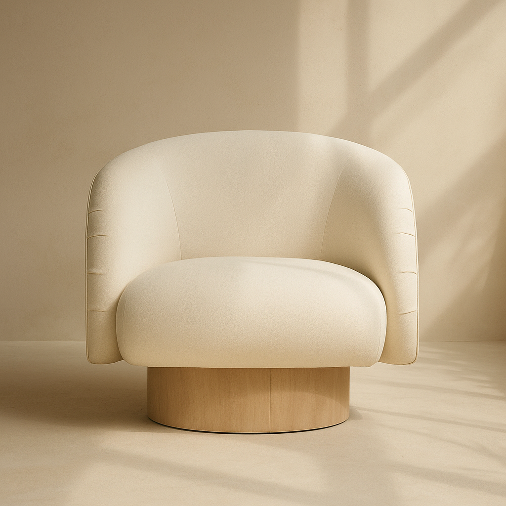 Gibson Vegan Leather Accent Chair