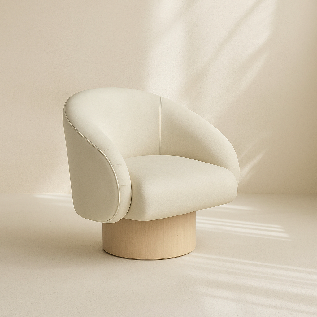 Gibson Vegan Leather Accent Chair