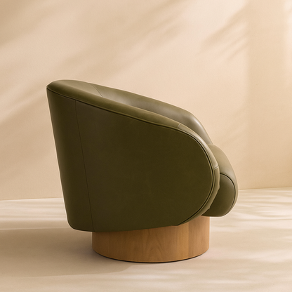 Gibson Vegan Leather Accent Chair