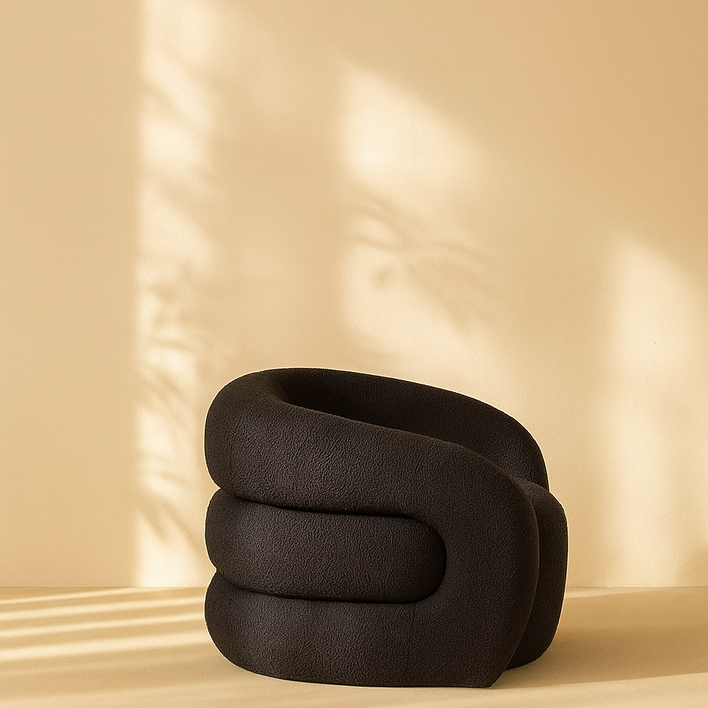 Roxbury Boucle Fabric Accent Chair