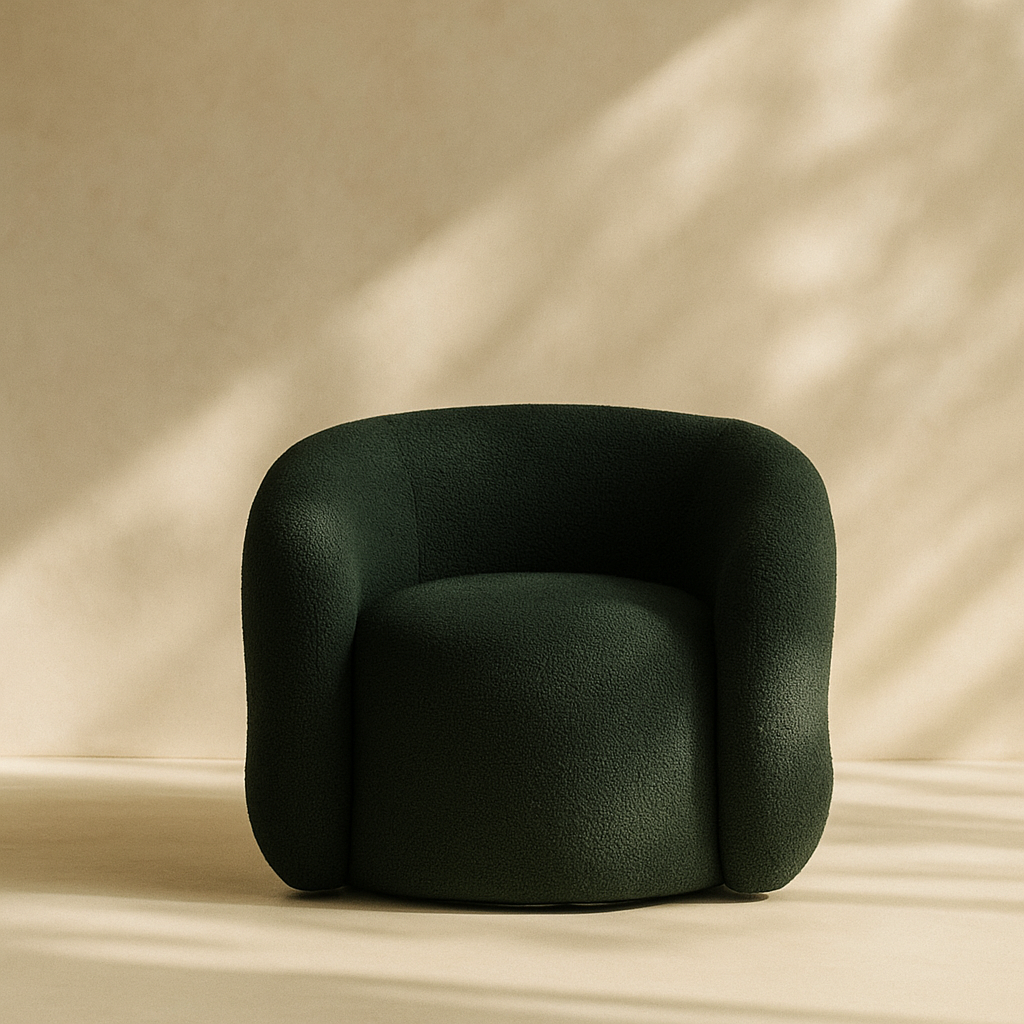 Roxbury Boucle Fabric Accent Chair