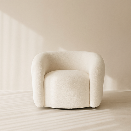 Roxbury Boucle Fabric Accent Chair