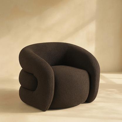 Roxbury Boucle Fabric Accent Chair