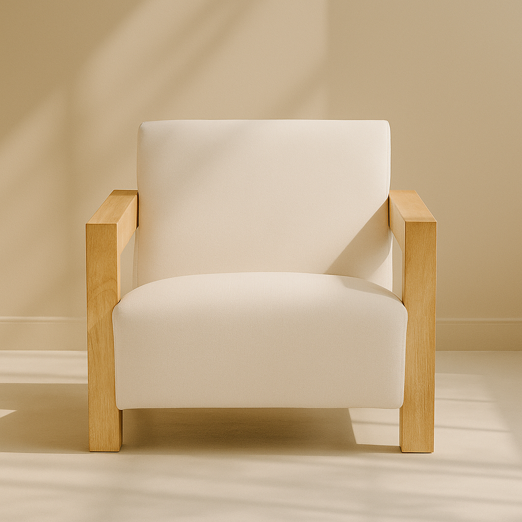 Ward Linen Fabric Accent Chair