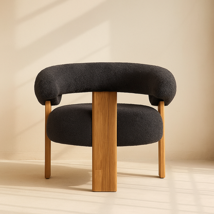 Winston Boucle Fabric Accent Chair