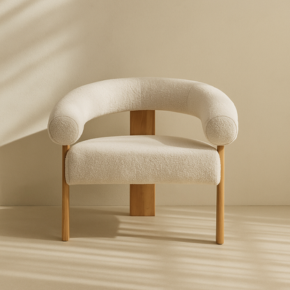 Winston Boucle Fabric Accent Chair