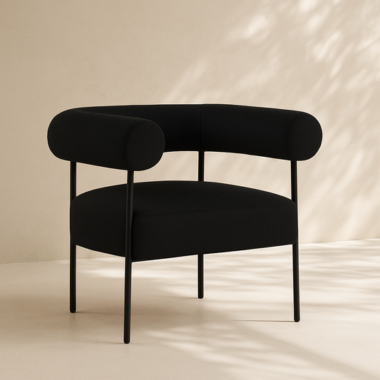 Blake Boucle Fabric Accent Chair