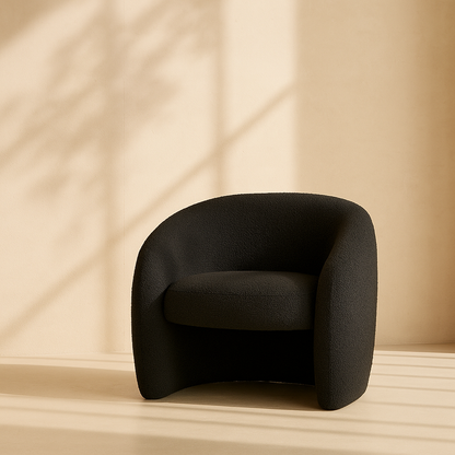 Acadia Boucle Fabric Accent Chair