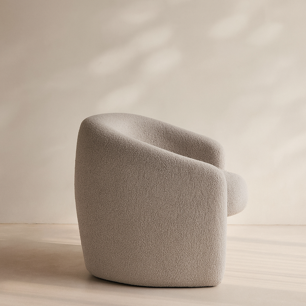 Acadia Boucle Fabric Accent Chair