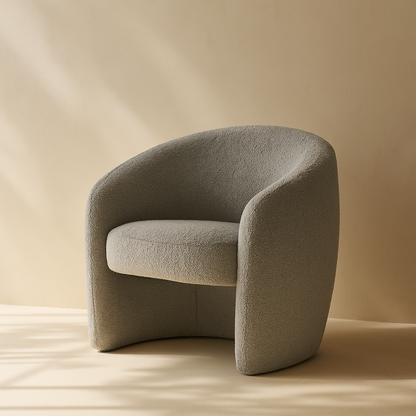 Acadia Boucle Fabric Accent Chair