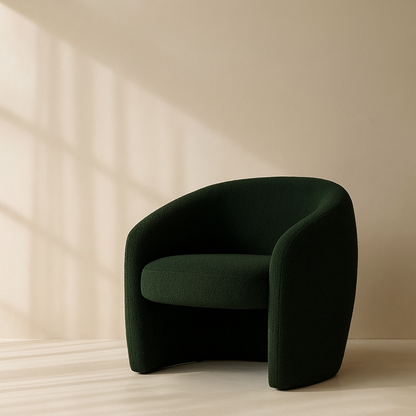Acadia Boucle Fabric Accent Chair