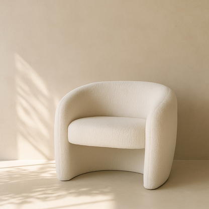 Acadia Boucle Fabric Accent Chair