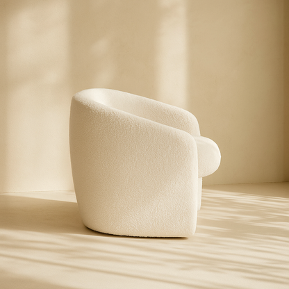 Acadia Boucle Fabric Accent Chair
