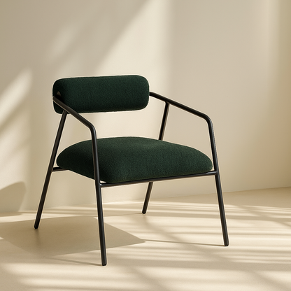 Carly Boucle Fabric Accent Chair