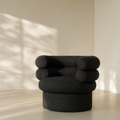 Valentina Linen Fabric Accent Chair