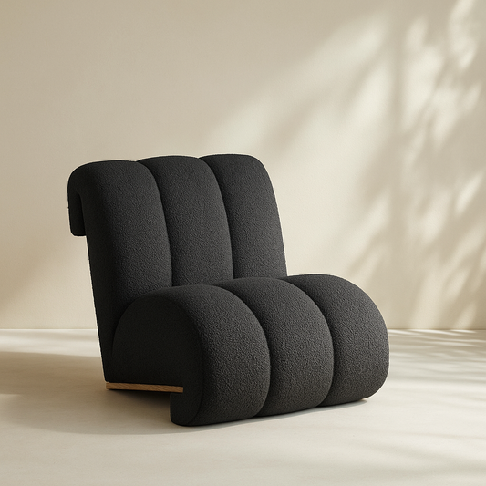 Swoon Faux Sheepskin Upholstered Accent Chair