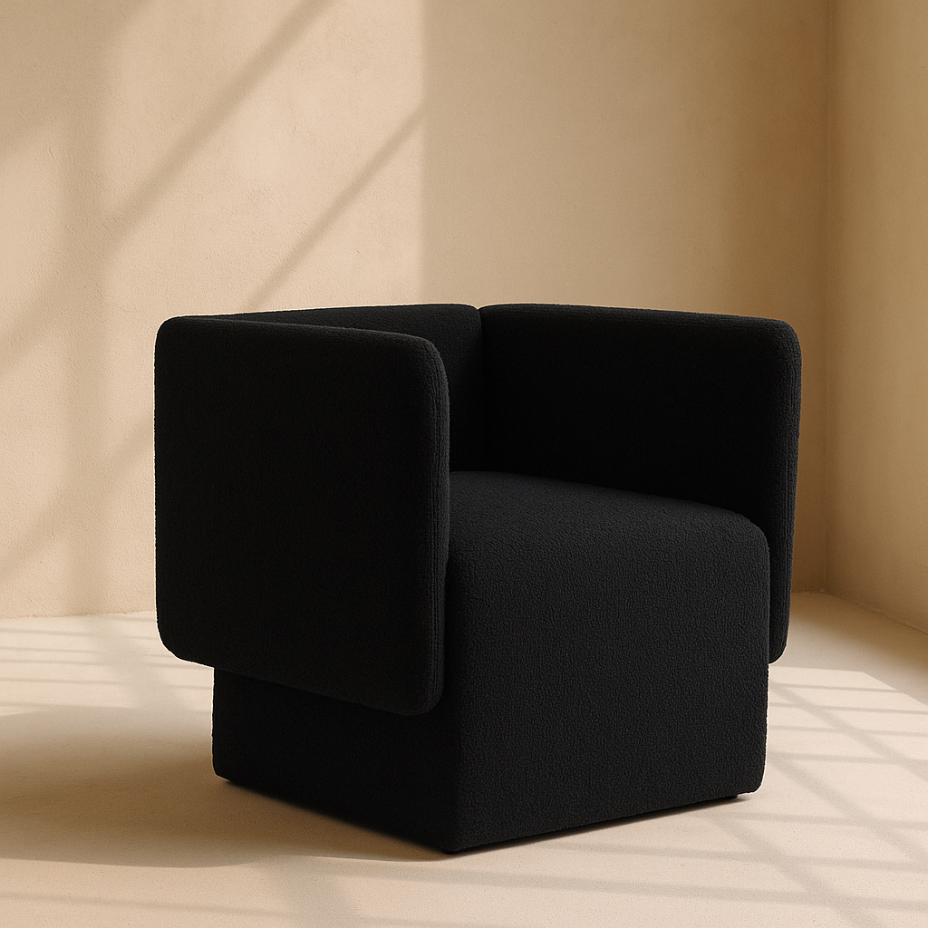 Vera Boucle Fabric Upholstered Accent Chair