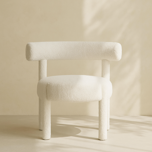 Parlor Boucle Fabric Upholstered Accent Chair