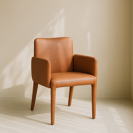 Pelle Vegan Leather Dining Chair / Accent Chair