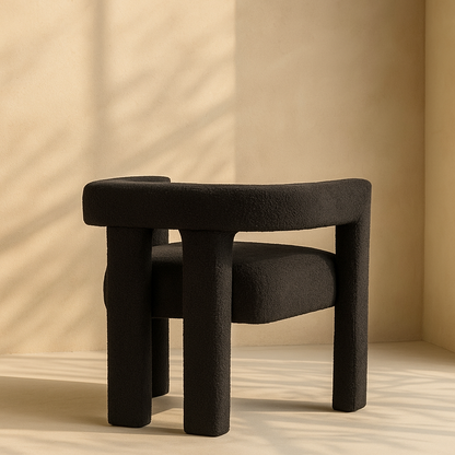 Athena Boucle Fabric Accent | Dining Chair