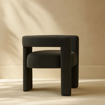 Athena Boucle Fabric Accent | Dining Chair