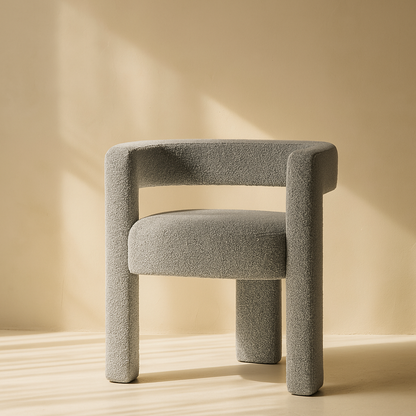 Athena Boucle Fabric Accent | Dining Chair