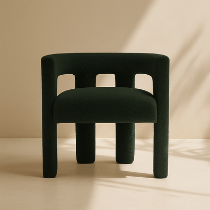 Athena Boucle Fabric Accent | Dining Chair