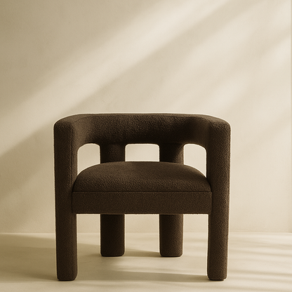 Athena Boucle Fabric Accent | Dining Chair