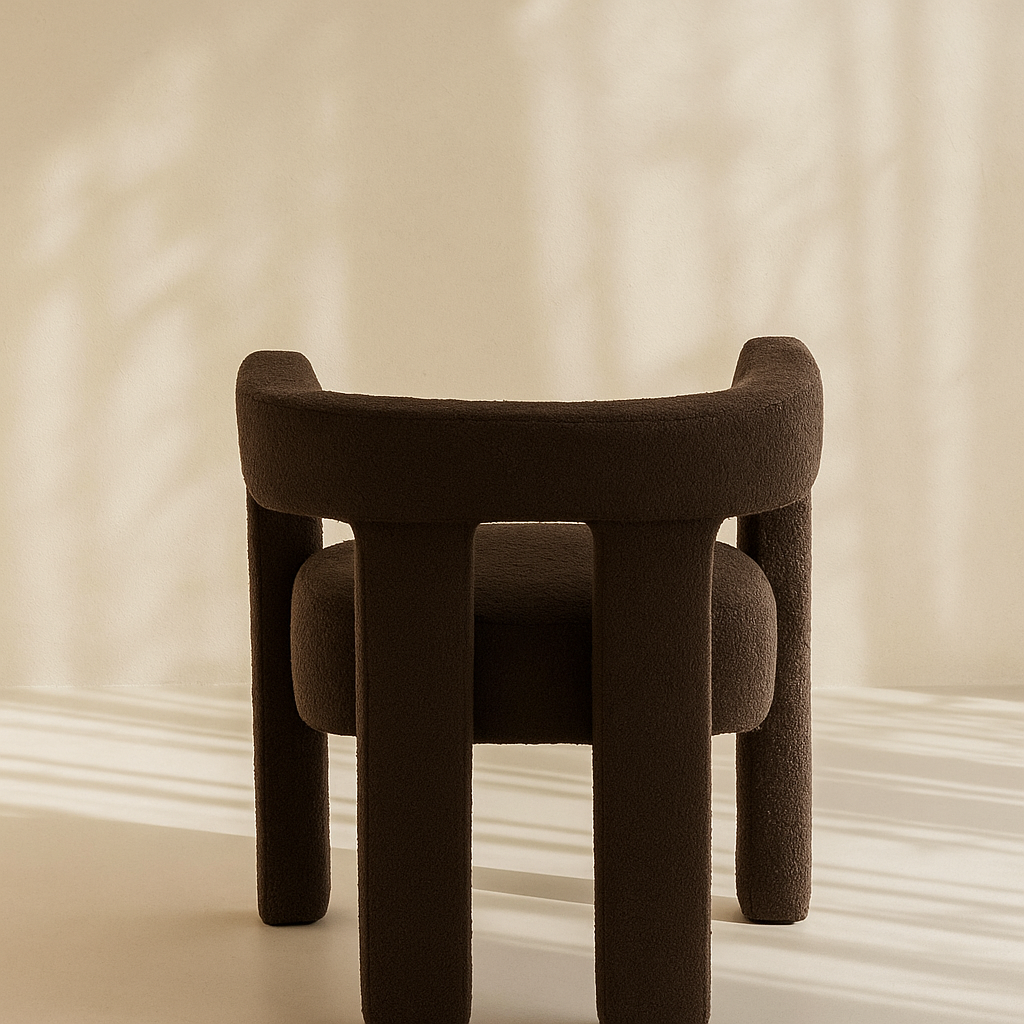 Athena Boucle Fabric Accent | Dining Chair