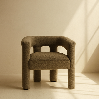 Athena Boucle Fabric Accent | Dining Chair