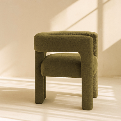 Athena Boucle Fabric Accent | Dining Chair