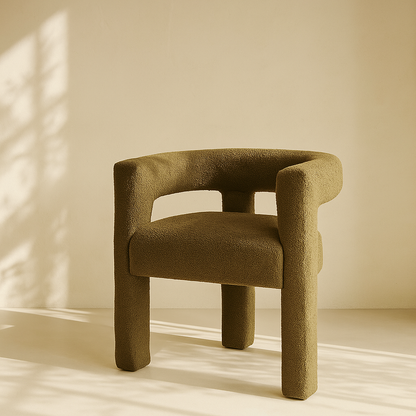 Athena Boucle Fabric Accent | Dining Chair