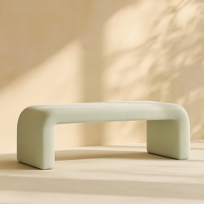 Arc Vegan Leather Bench