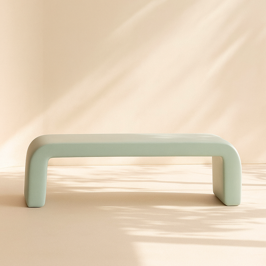 Arc Vegan Leather Bench