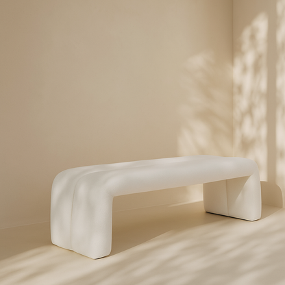 Arc Vegan Leather Bench