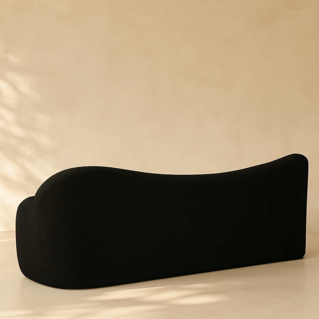 Flair Boucle Fabric Bench