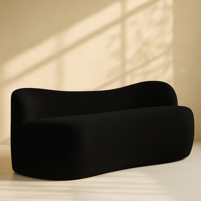 Flair Boucle Fabric Bench