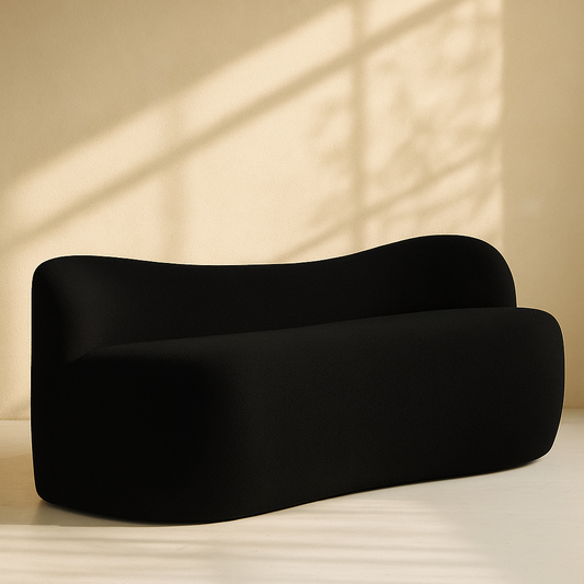 Flair Boucle Fabric Bench