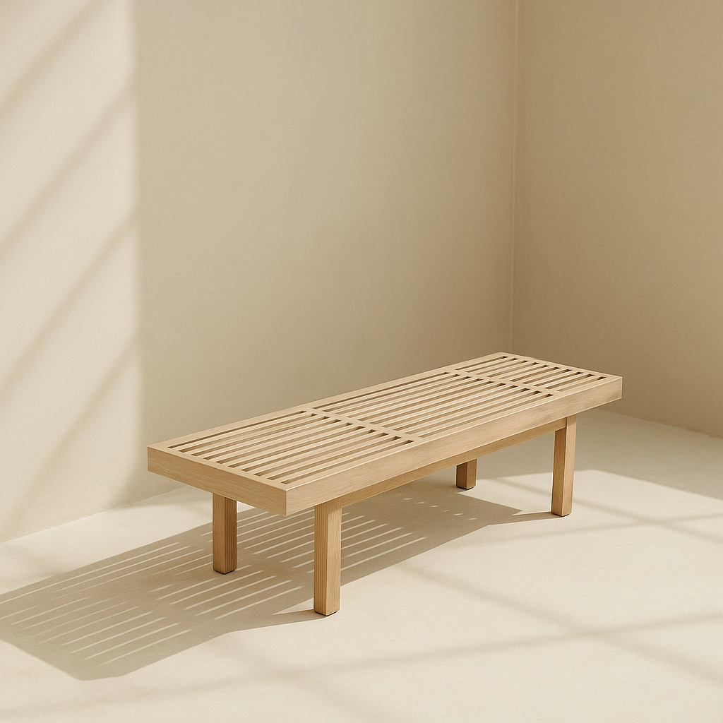 Naya Chenille Fabric Bench